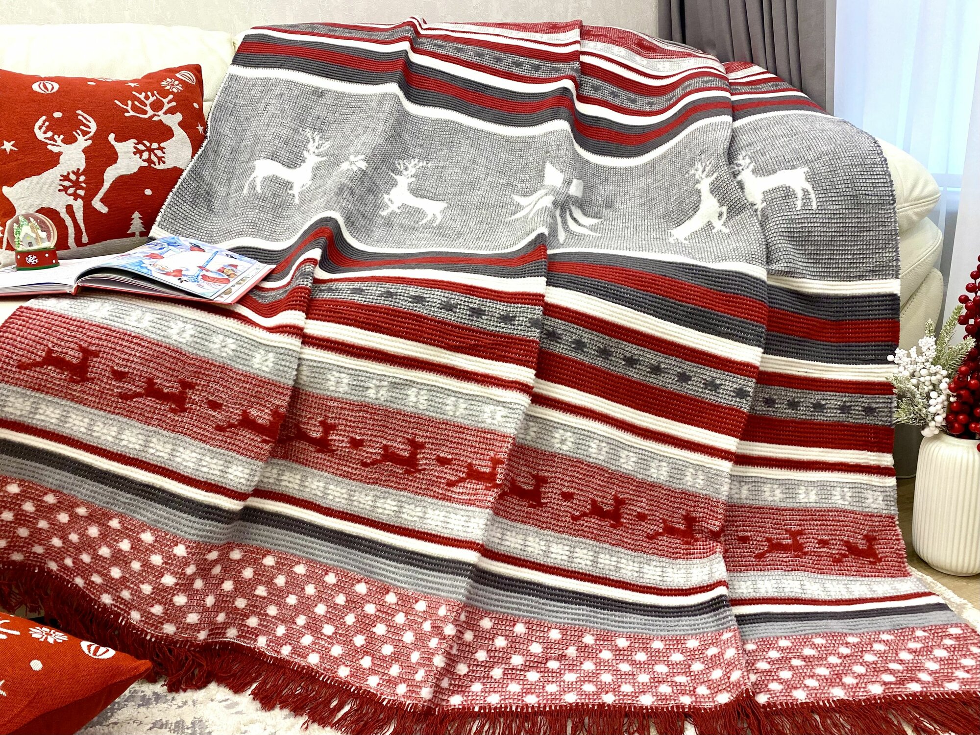 Плед Rajtex, Зимняя сказка, Хлопок, 150x200 см новогодний плед