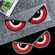 Светоотражающие предупреждающие наклейки Grin Eyes для безопаснос...