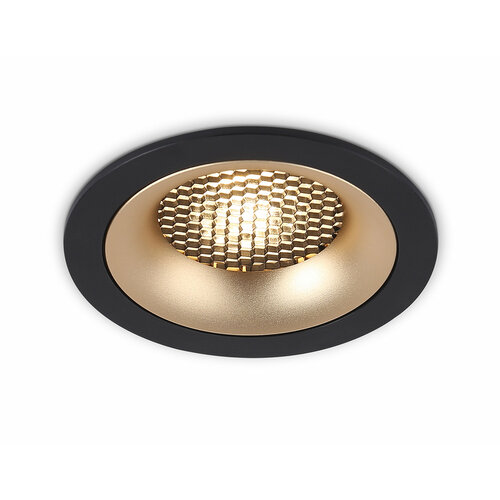фото Встраиваемый светильник ambrella standard tech tn102725, gu5.3, кол-во ламп:1шт, черный ambrella light