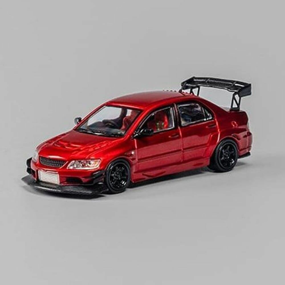Машинка CM MODEL 1/64 Mitsubishi Lancer Evo IX Metallic Red Diecast Scale Model Car