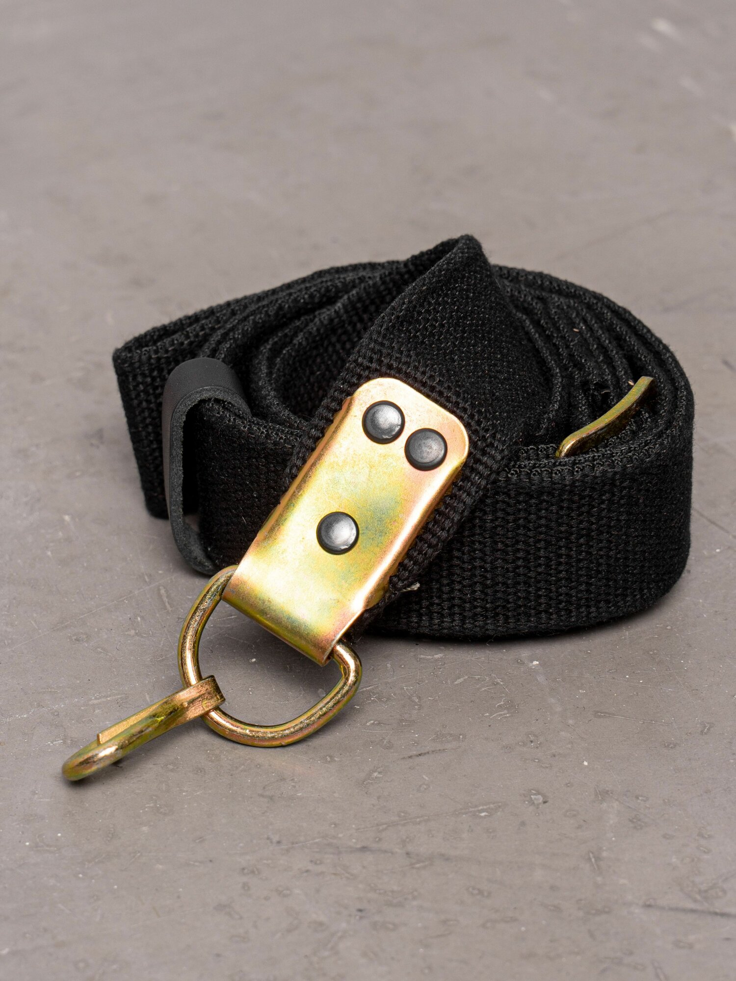 Ремень оружейный автоматный для охотничьего ружья 1 карабин черный