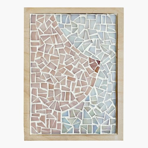 Подарочный набор для творчества и хобби, Мозаика из стекла, Поделка своими руками RASTEBINA, Медитативный бокс, Грудь