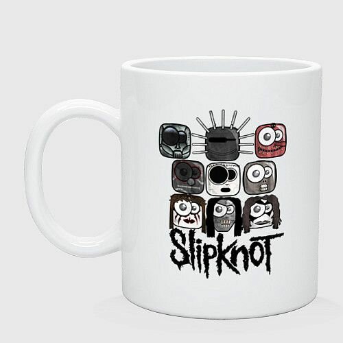 Slipknot Masks Керамическая кружка