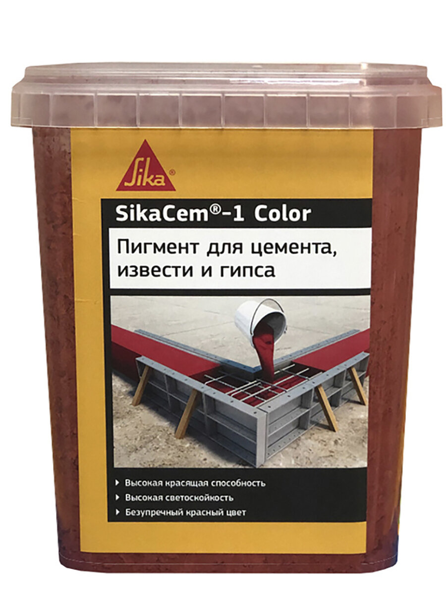 Краситель SikaCem-1 Color красный 1кг
