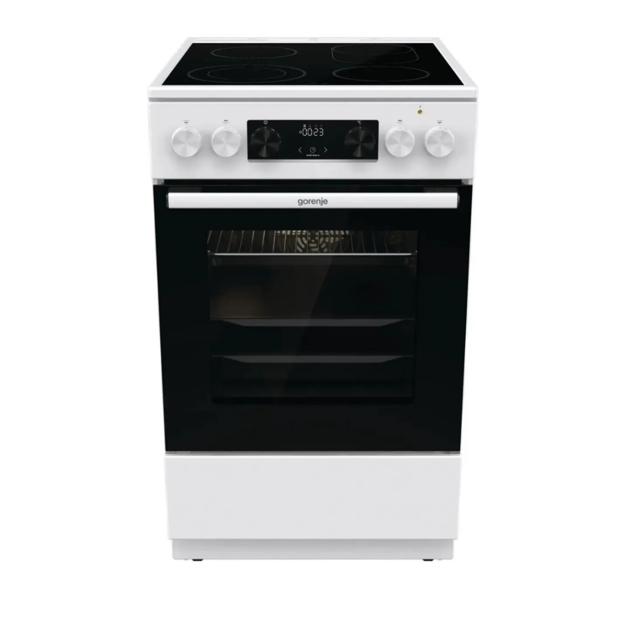 Плита Gorenje GECS5C70WA, электрическая, стеклокерамическая, белая