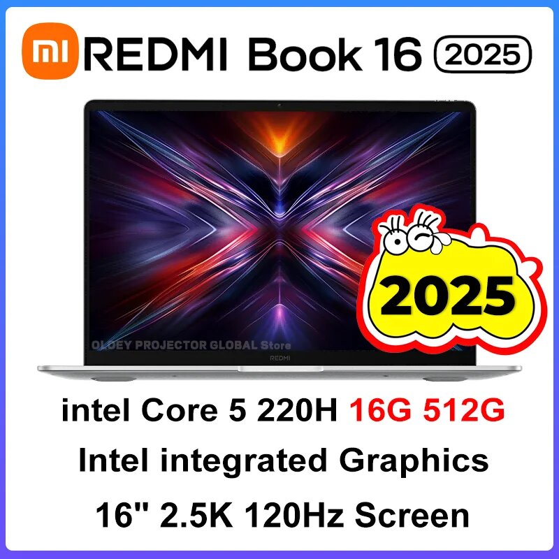 Фотографии Ноутбук Xiaomi Redmi Book 16 2025, 16", 16/512ГБ, Core 5 220H, Integrated graphic, Windows