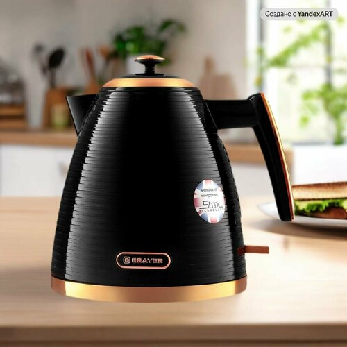 Чайник электрический BRAYER BR1056 2200 Вт 17 л цвет черный 3590₽