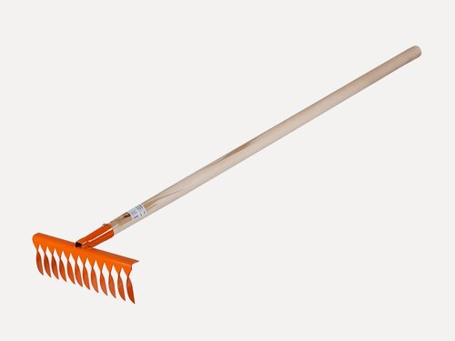 Изображение товара Грабли садовые зубчатые с черенком STARTUL GARDEN ST6095-01, для работ в огороде