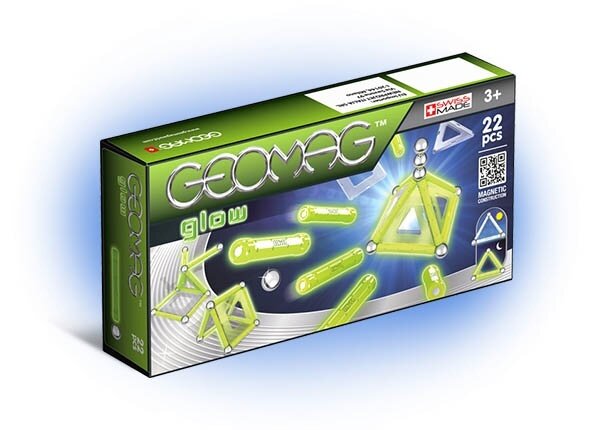 Магнитный конструктор Geomag Glow 22 детали