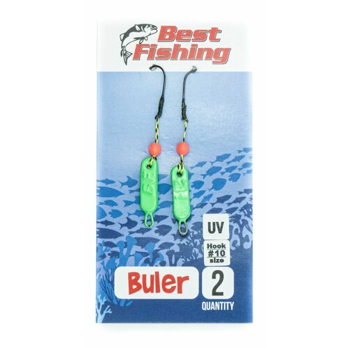 Булеры рыболовные Best Fishing Neon, #10, 2 гр, цвет зеленый UV