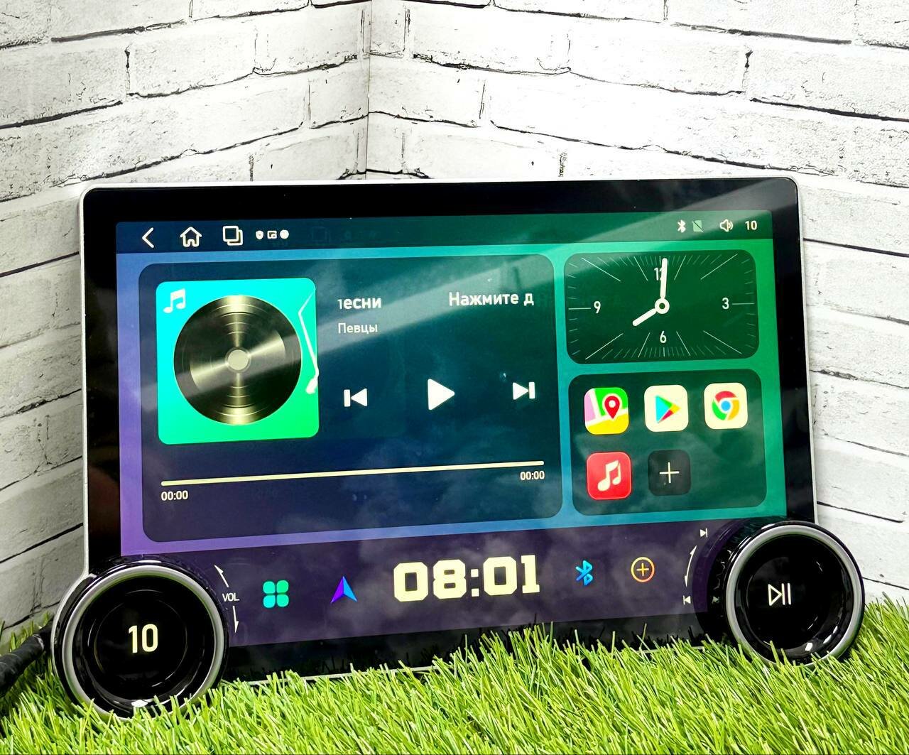 Магнитола Android Diamond 2K (6/64Gb) 4G, 11.8", CarPlay, SIM, 10 ядер — фото 1