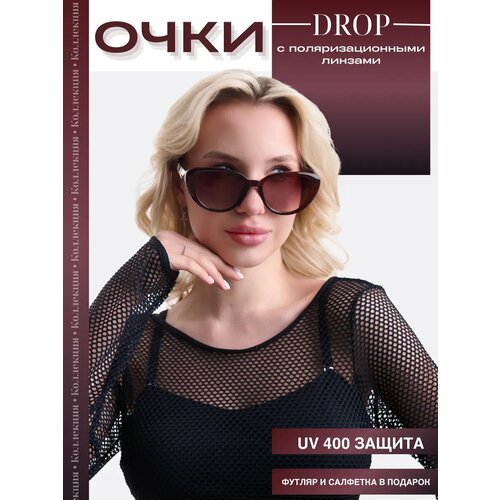 фото Солнцезащитные очки , бордовый нет бренда
