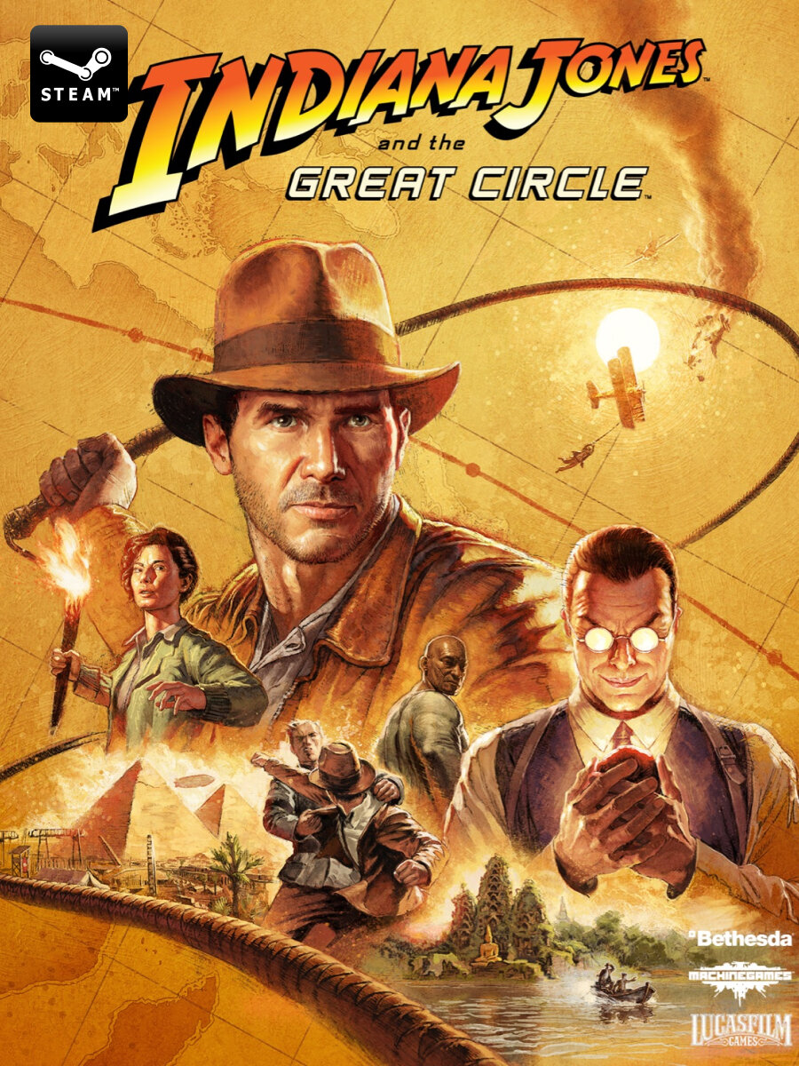 Indiana Jones and the Great Circle PC STEAM (Цифровая версия, регион активации - Россия/СНГ)