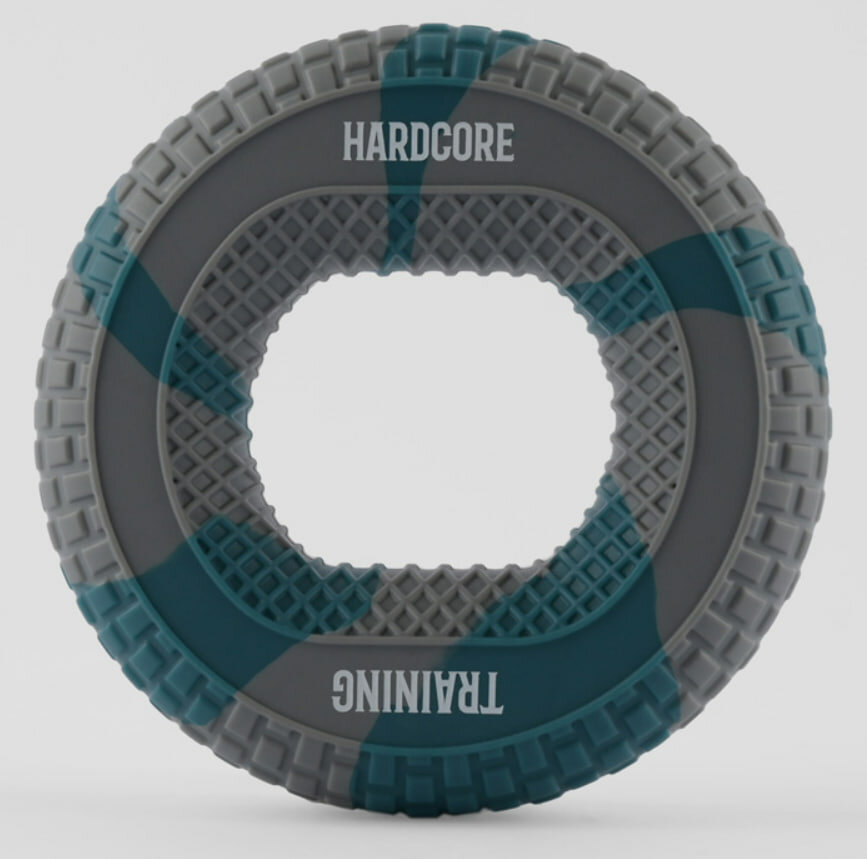 Кистевой эспандер, двойной — 25 кг, 30 кг — Hardcore Training, кольцо — фото 1