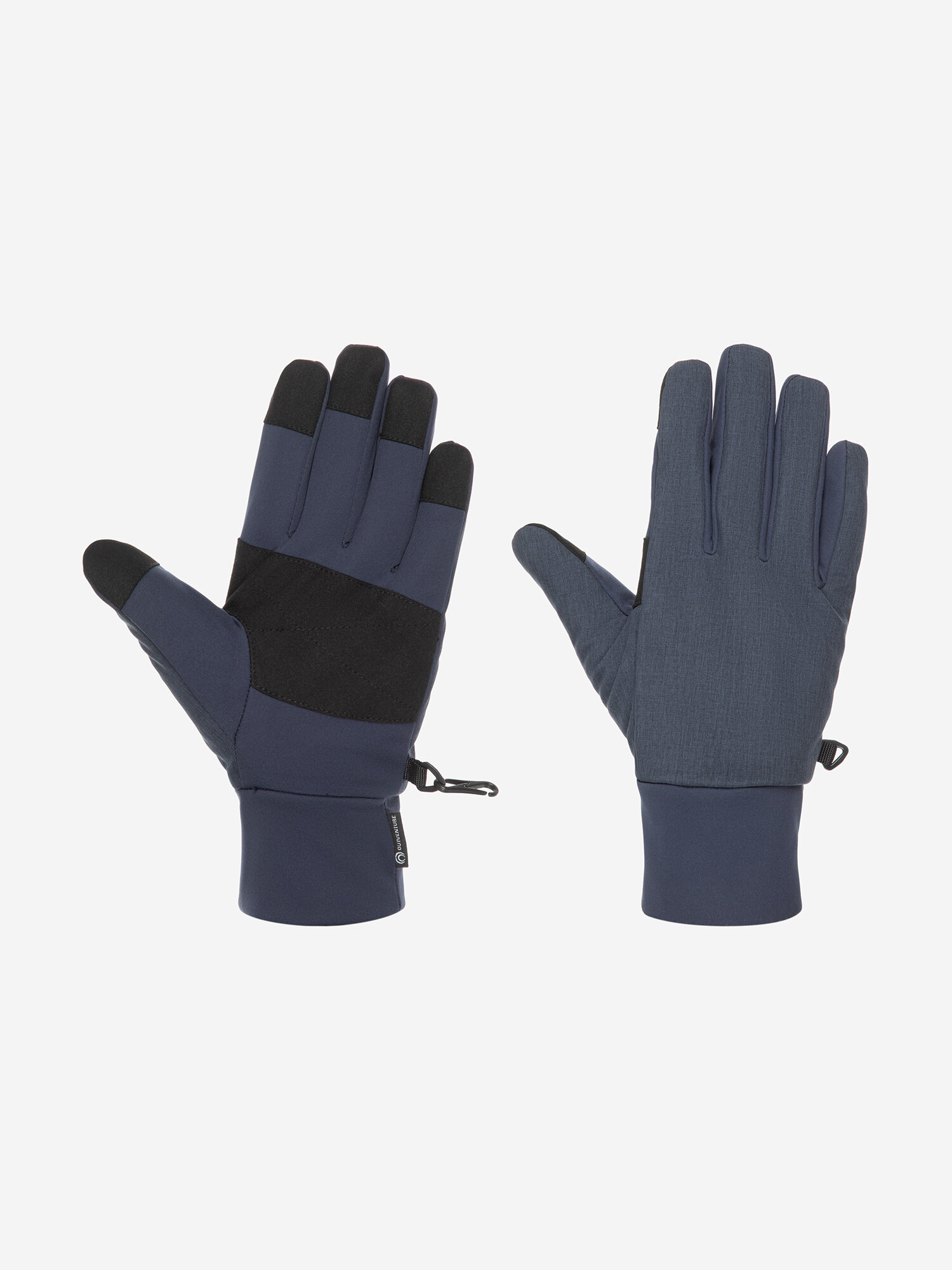 Перчатки OUTVENTURE Unisex Softshell Gloves для мужчин и женщин, размер L, серый