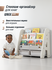 Детский напольный стеллаж для книг и игрушек UNIX Kids Сactus Gre...