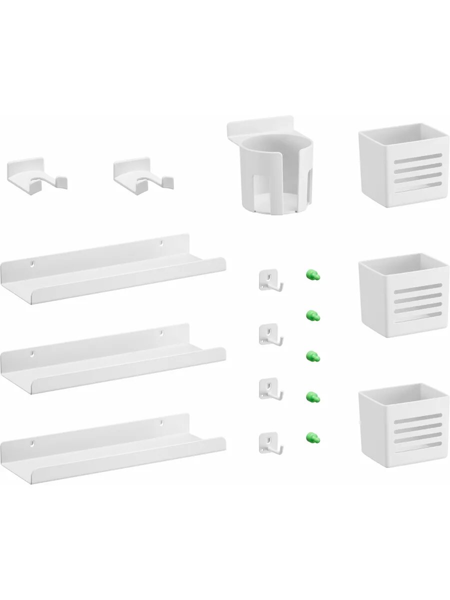 Набор аксессуаров CACTUS CS-PB-SET2, пластик/металл, для органайзера