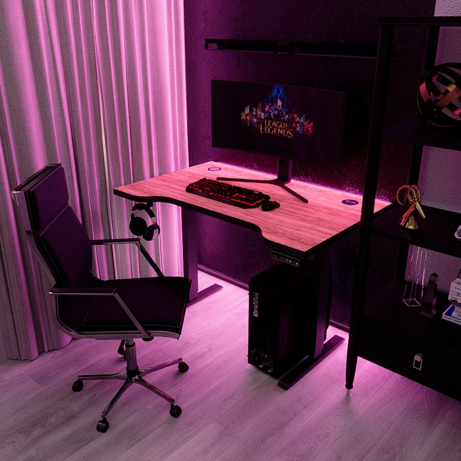 Стол компьютерный подъемный Technodesk-03 с регулировкой высоты и