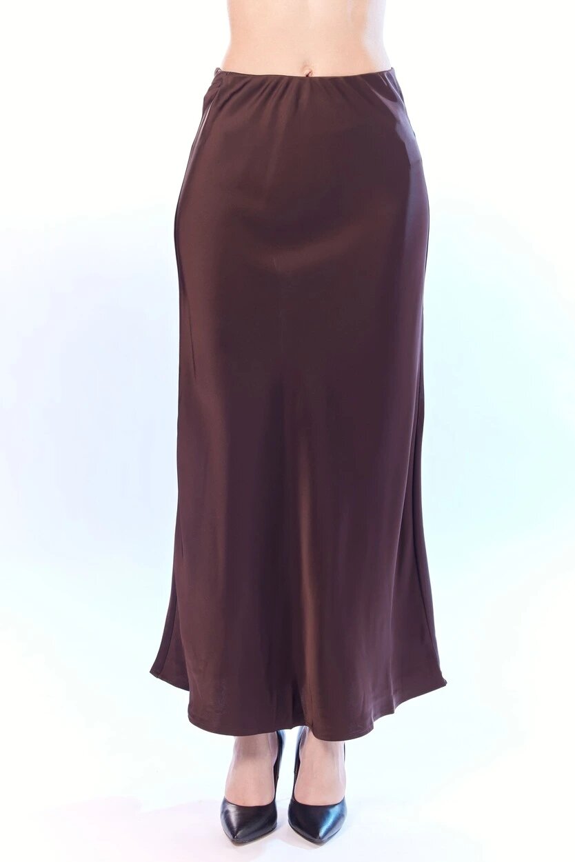 Юбка Selfie, размер M, коричневый — фото 1