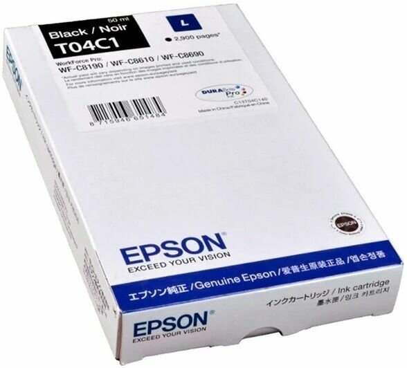 Картридж Epson C13T04C140 Black — фото 1