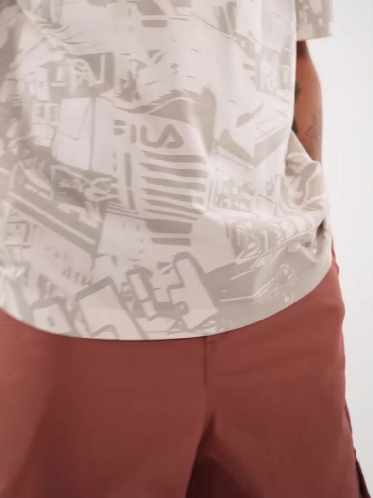 Шорты Fila Men's Urban shorts, размер 44/46, кофейный — фото 1