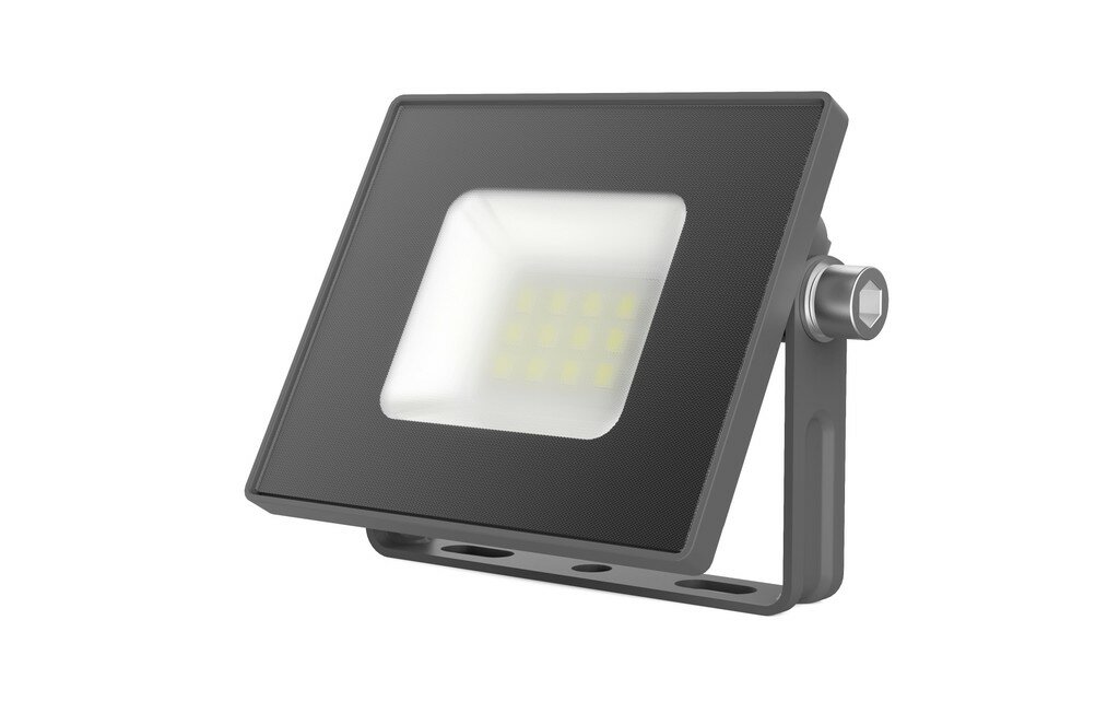 Прожектор Gauss BASIC 10W 820lm 6500K 200-240V IP65 графитовый LED