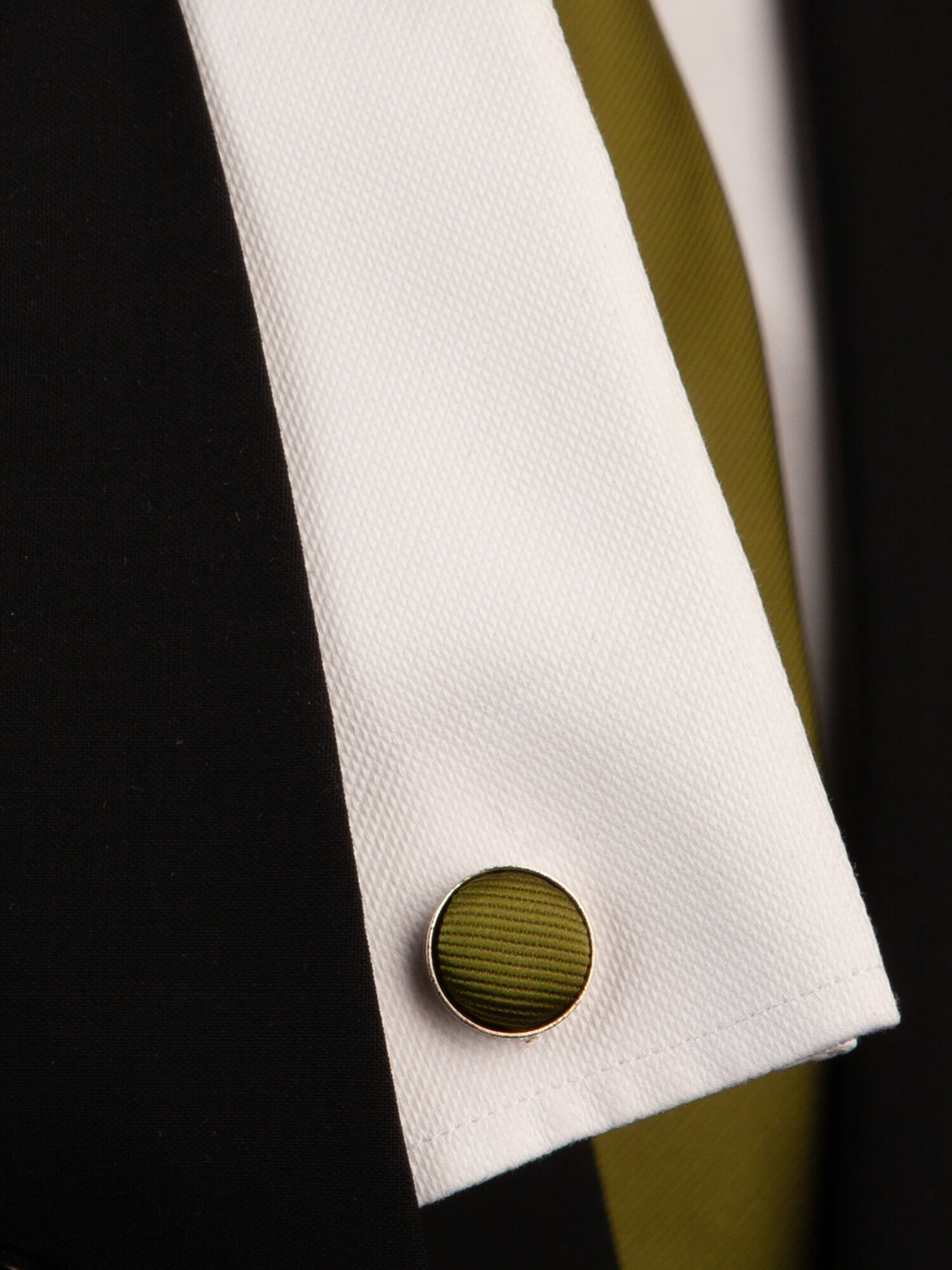 Запонки AKHA, зеленый — фото 1