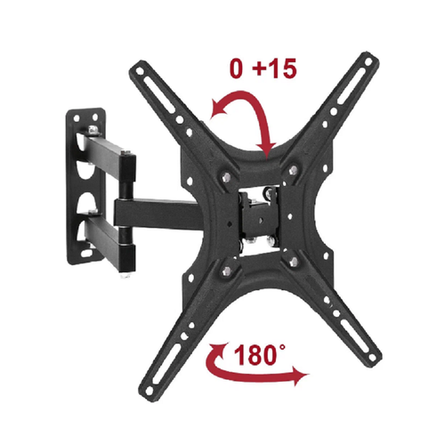 Кронштейн настенный наклонно поворотный для телевизора. ZERRO. 14-58 дюйма