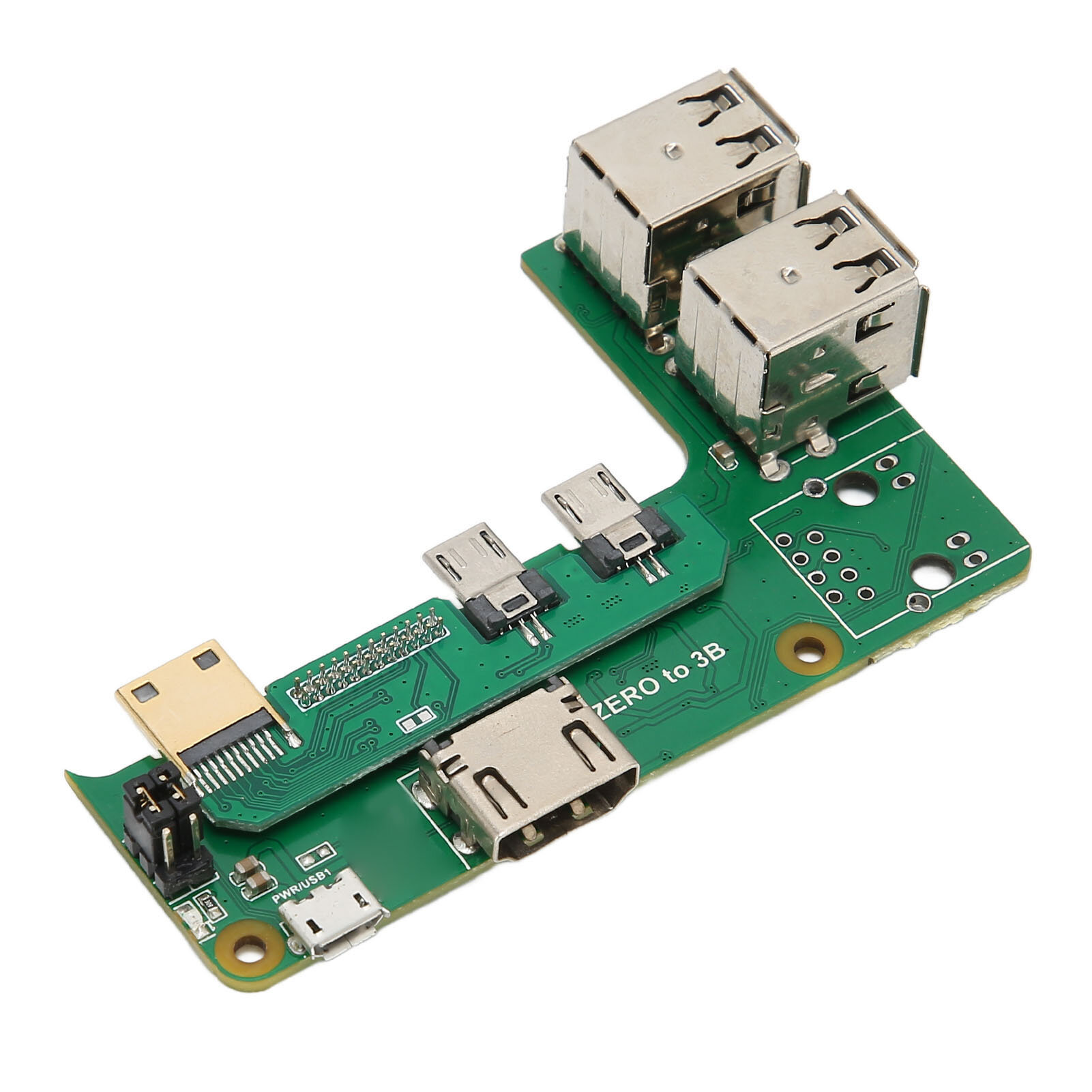 Плата расширения, 4 USB-разъема, мультимедийный интерфейс высокой четкости, гнездо для Raspberry Pi, плата расширения от нуля от 2 Вт до 3B