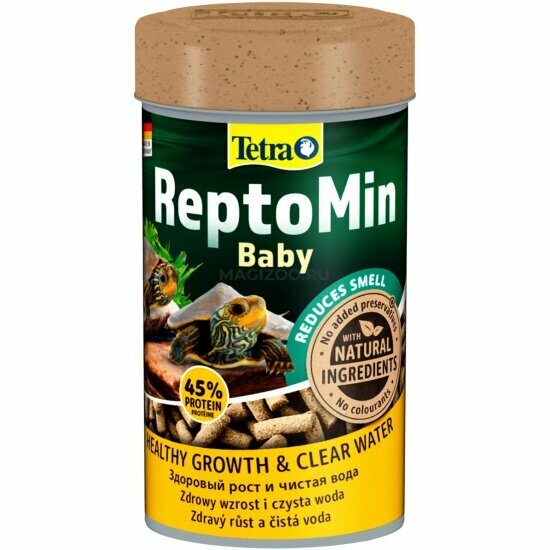 Корм для молодыx черепаx Tetra ReptoMin Baby 100мл. палочки