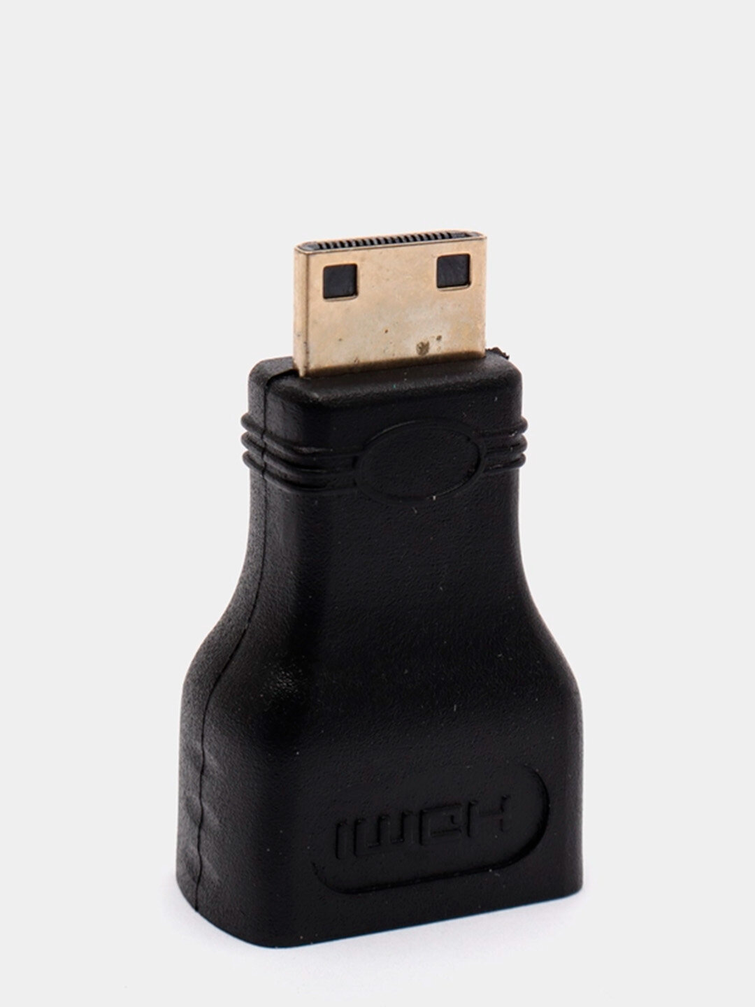Переходник HDMI, mini HDMI, позолоченные коннекторы, 1 шт, желтый — фото 1