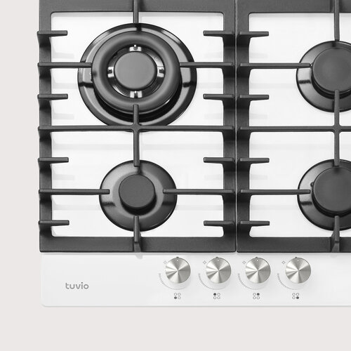 Газовая варочная панель Tuvio HGS63DWGA1 белое стекло 1759500₽