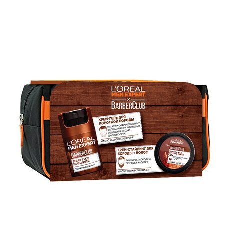LOreal Paris Подарочный набор для экспертного ухода за бородой и кожей Barber Club 125 мл 1469₽