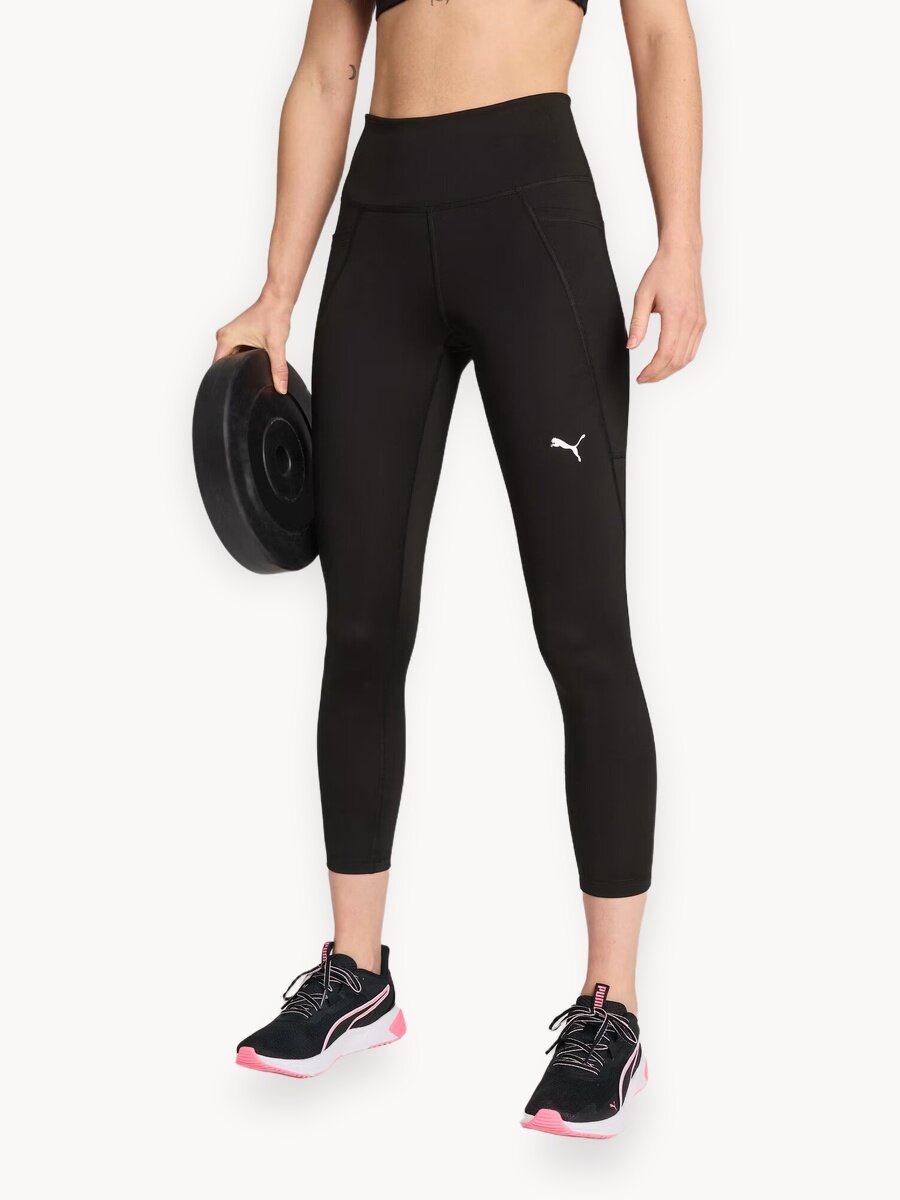 Легинсы PUMA TAD ESSENTIALS, размер XS, черный