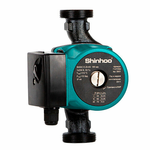 Насос Shinhoo BASIC S 25-6S 180 1x230V (71211002)