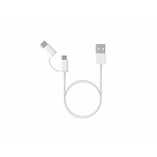 Кабель Mi 2-in-1 USB Cable Micro-USB to Type C 30см SJX02ZM (SJV4083TY)