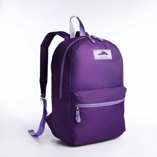Рюкзак,30х12х40 см, отд. на молнии, н/карман, фиолетовый рюкзак лисы 28 14 42 отд на молнии н карман фиолетовый
