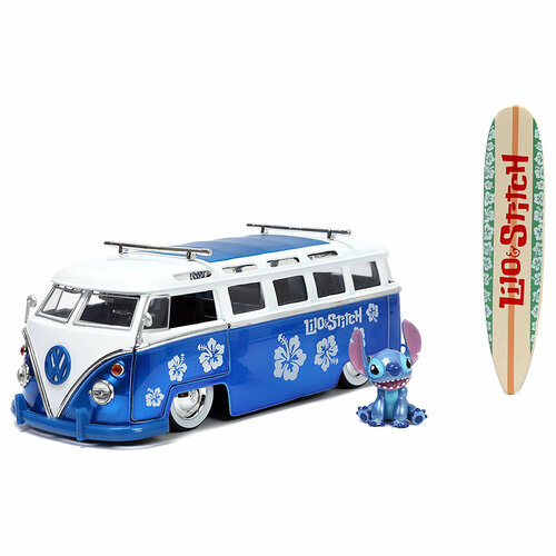 Модель машинки Jada Toys Stitch & Volkswagen T1 Bus 31992