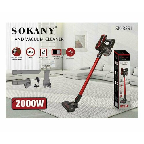 Беспроводной вертикальный пылесос с съемным аккумулятором 990000₽