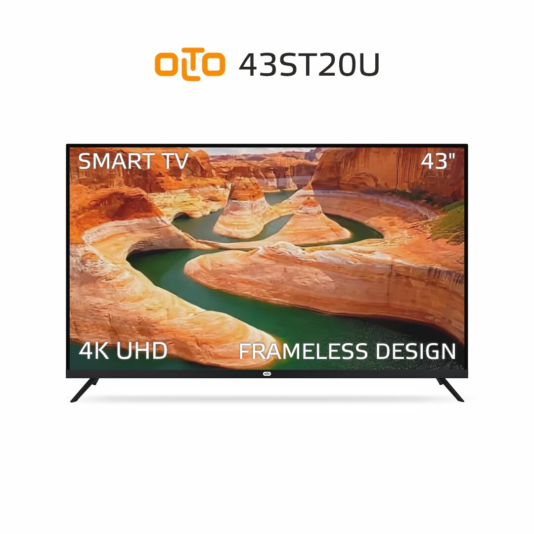 43" Телевизор Olto 43ST20U 2020 LED, HDR, черный