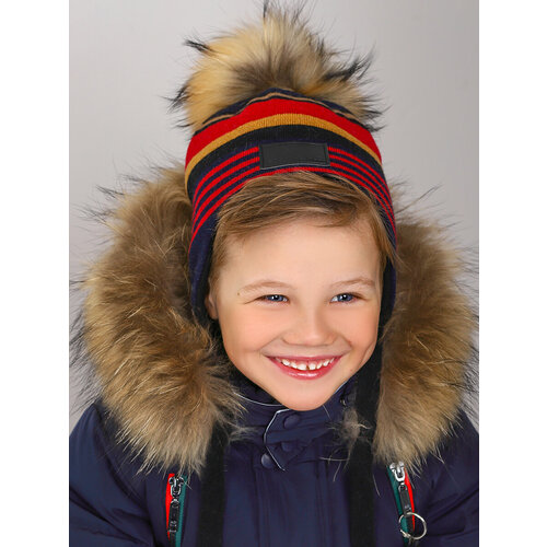 фото Шапка noble people, размер 48-50, синий