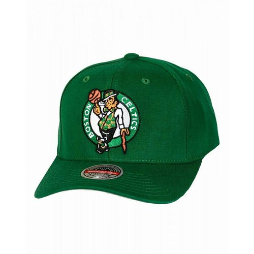 фото Бейсболка mitchell & ness, размер one size fits all, зеленый, серый