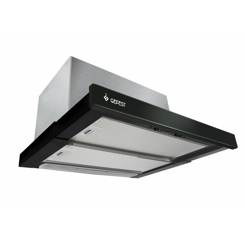 Вытяжка встраиваемо-выдвижная GEFEST во 4601 К23 черныйпанель стекло 1118000₽