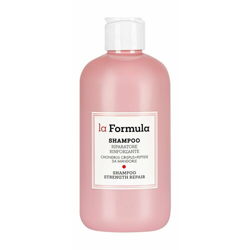 Укрепляющий шампунь для волос с пептидами миндаля и экстрактом ирландского мха La Formula Strength Repair Shampoo