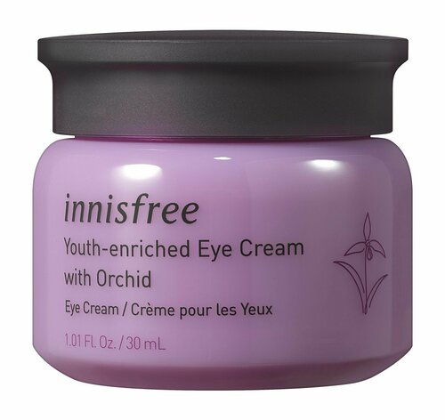 Укрепляющий крем для кожи вокруг глаз с экстрактом орхидеи Innisfree Youth-Enriched Eye Cream With Orchid