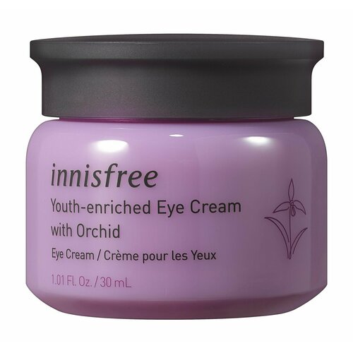 Укрепляющий крем для кожи вокруг глаз с экстрактом орхидеи Innisfree Youth-Enriched Eye Cream With Orchid 3784₽