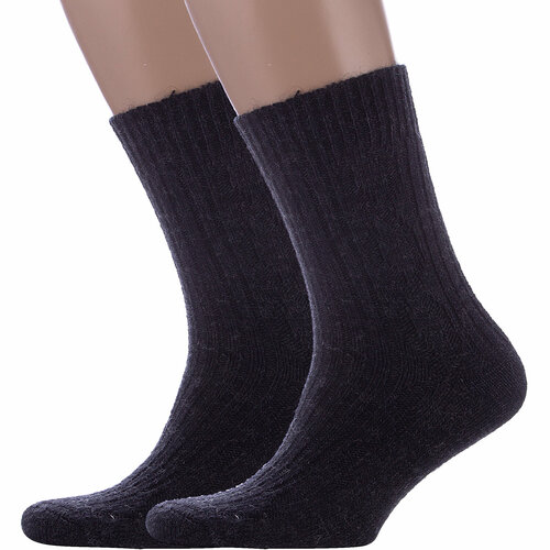 фото Носки rusocks, 2 пары, размер 25, черный