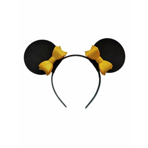 Ободок ушки с бантом