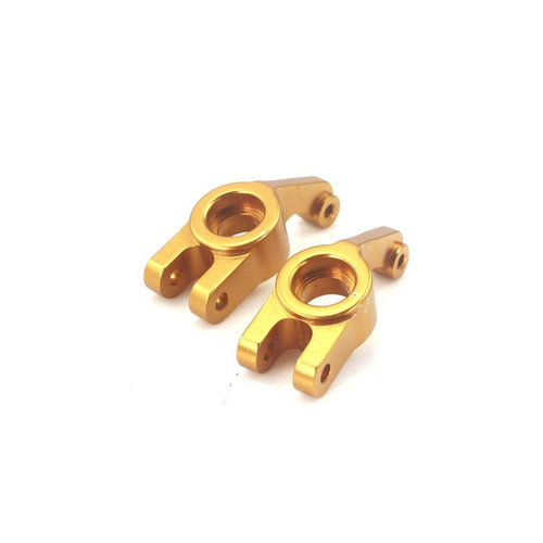Алюминиевый золотой задний хаб (2шт.) для автомоделей Himoto E10, тюнинг алюминиевые задние амортизаторы для himoto e10 тюнинг hi33006