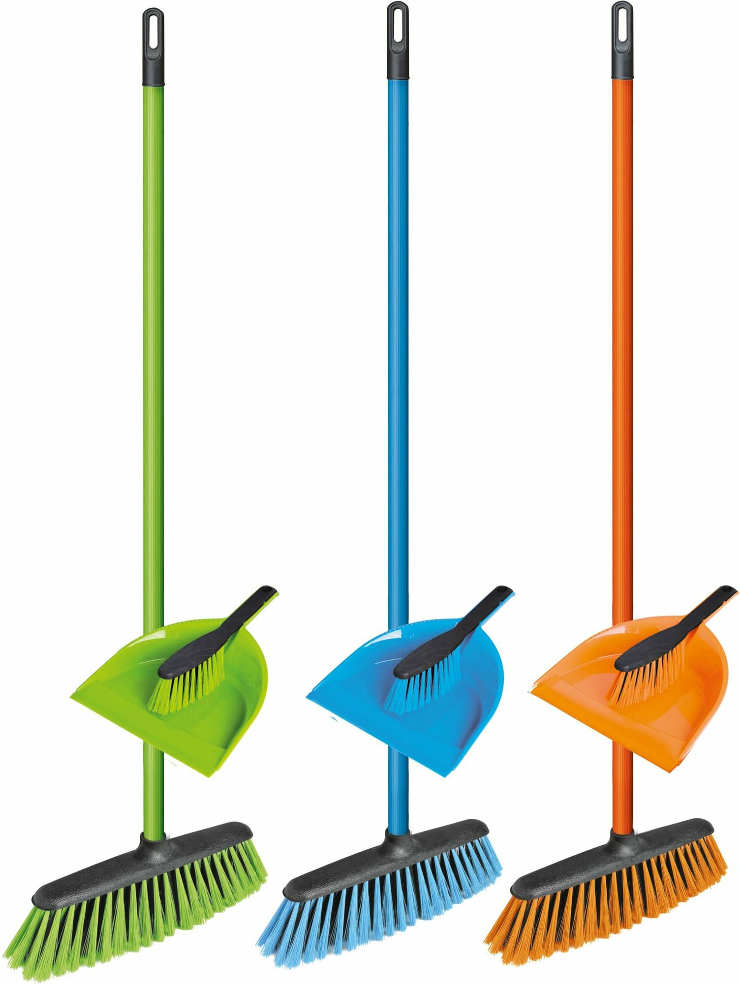 Набор для подметания Комби AZUR  щётка с рукояткой 110 см  щётка смётка совок 